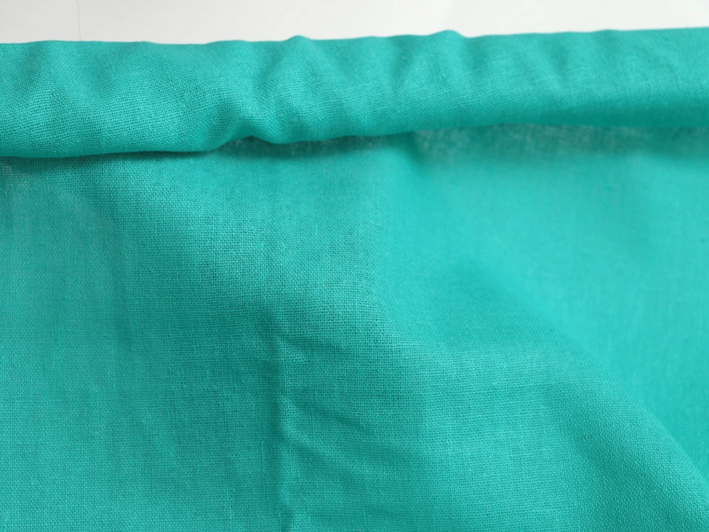 50*140 cm Jazero Modré Šaty Shirt Materiál Mäkké Prírodné Ľanové plátno Bavlnené Tkaniny Pre Šitie Obrázok 1