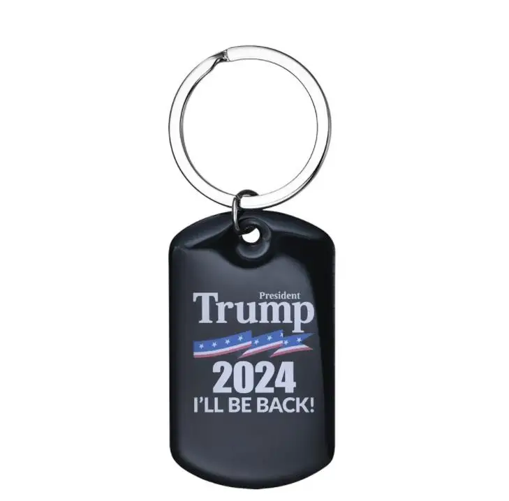 Strana Prospech 2024 Trump Keychain NÁS Predseda Volebnej Vlajka Prívesok z Nehrdzavejúcej Ocele Značky vrátim Sa Keyring SN1228 Obrázok 1