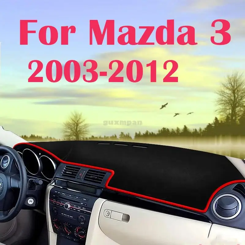 Pre Mazda 3 Mk1 Anti-slip Mat Panel Kryt Pad Slnečník Dashmat pre Mazda3 2003-2012 Auto Príslušenstvo Obrázok 1
