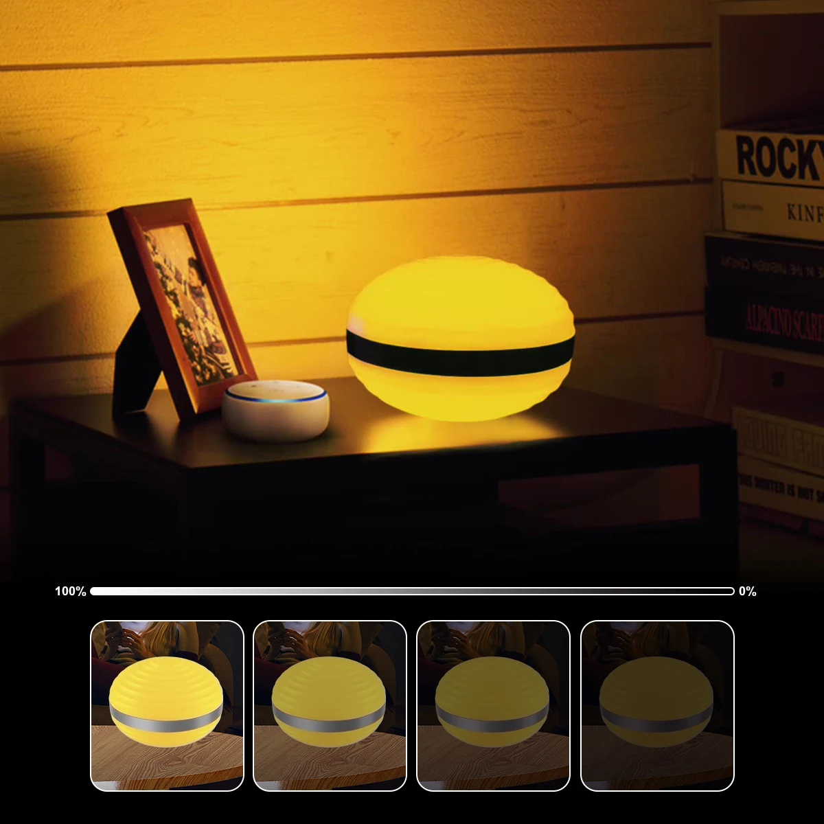 Smart Bluetooth Nočné Svetlo LED stolná Lampa Farby USB Nočná Lampa s WiFi/APP/Telefón Kontroly Stmievateľné Nočné Svetlo Obrázok 0