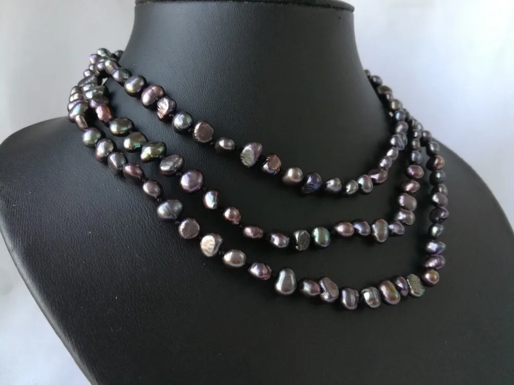Nové originálne frehswater perlový náhrdelník 50