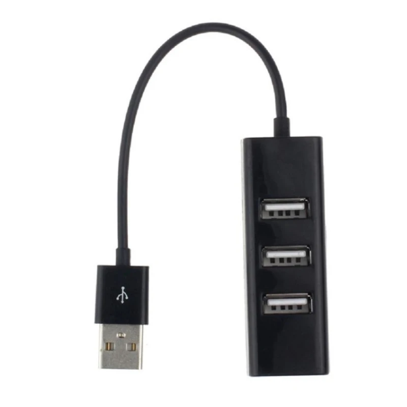 Kvalitný USB 2.0 Hi-Speed 4 Port USB Hub-Rozbočovač Hub Adaptér Pre PC Počítač Pre Prenosné pevné Disky 0 Obrázok 2
