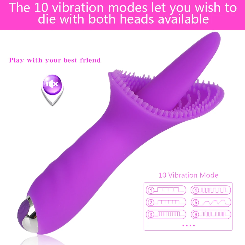 Sex Jazyk Cunnilingus Vibrátor Stimulátor Klitorisu Masturbator pre Ženy 10 Rýchlosti Nabíjania G Mieste Klitoris Vibrátor Dospelých, Sexuálne Hračky Obrázok 0