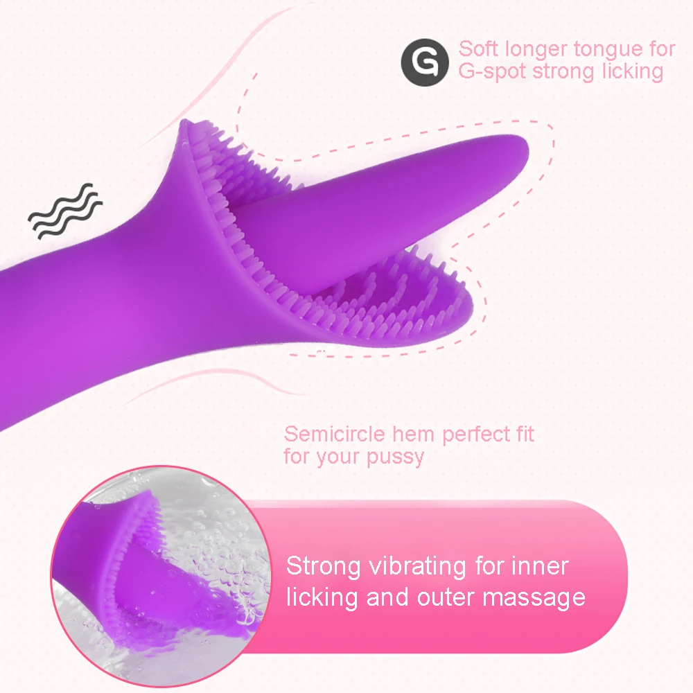 Sex Jazyk Cunnilingus Vibrátor Stimulátor Klitorisu Masturbator pre Ženy 10 Rýchlosti Nabíjania G Mieste Klitoris Vibrátor Dospelých, Sexuálne Hračky Obrázok 3