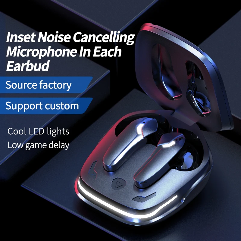 TONLISH Nové F69 Bluetooth 5.2 Bezdrôtové Slúchadlá In-Ear Stereo Slúchadlá Nepremokavé Nízke Hra Latencie HD Dvojitý Mikrofón ENC Headsety Obrázok 2