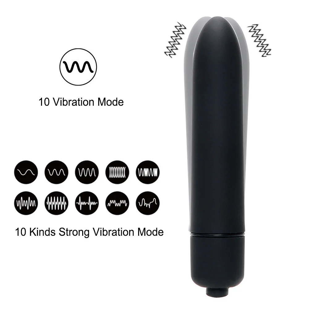 10 Rýchlosť Vibrácií Bullet Masturbácia, Sexuálne Hračky pre Ženy Pošvy G Mieste Stimulátor Klitorisu Masér Dospelých Dodávky Sex Shop Obrázok 2
