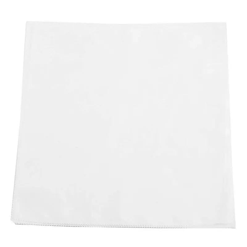 10pcs Polyester Textílie Obrúsok 18.5 x 18,5 palca (47 x 47 cm) Pevné Polyester Stroj Umývateľný Obrúsky na sviatočnú Večeru Biely Obrázok 0