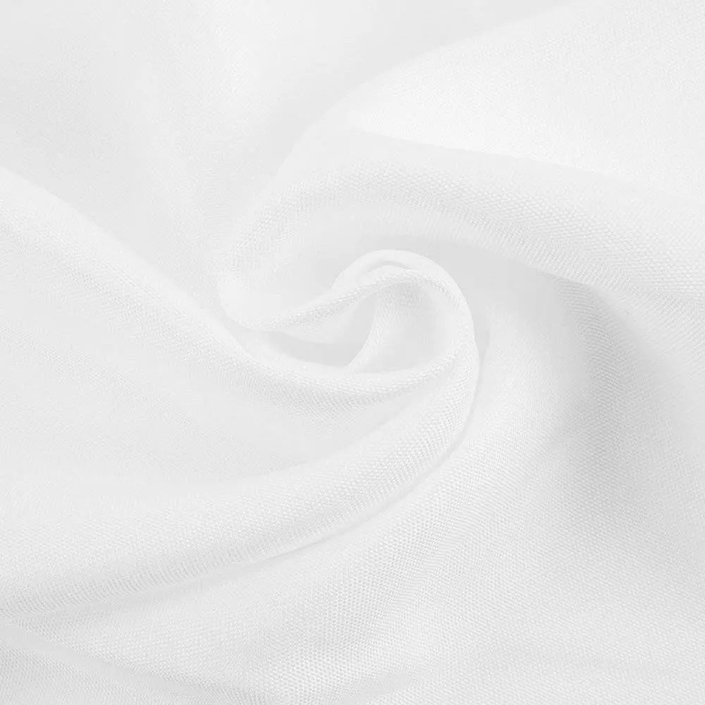 10pcs Polyester Textílie Obrúsok 18.5 x 18,5 palca (47 x 47 cm) Pevné Polyester Stroj Umývateľný Obrúsky na sviatočnú Večeru Biely Obrázok 2