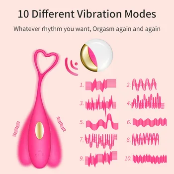 10 Rýchlosti Skok Vajcia Vibrátor Vibračné Vajíčko Silikónové Bezdrôtové Diaľkové Análny Stimulácia Klitorisu Sexuálne Hračky pre Ženy, Dospelých Produkty