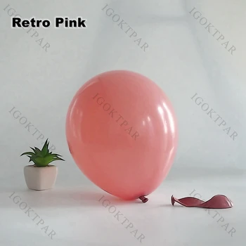 134pcs Zdvojnásobil Retro Pastel Balóny Garland Arch Svadobné Sprcha Svadobné Dekorácie Baby Pink White Ballon Narodeninovej Party Decor