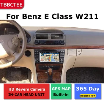 2 Din Android rádio BT, GPS, wifi, Stereo video značky Mercedes Benz Triedy E W211 2002~2009 Car Multimedia Player