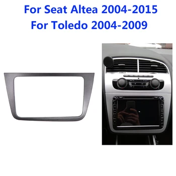 2 Din Autorádia Fascia Pre Seat Altea 2004+ Toledo 2004-2009 Auto Stereo Prístrojovej Dosky Montážne Prerobit Inštalačný Rám Orezania Auta
