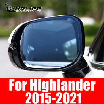 2 KS Pre Toyota Highlander Úplné Pokrytie Anti Fog Film Spätné Zrkadlo Príslušenstvo 2016 2017 2018 2019 2020 2021