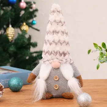 2 ks Santa Claus Bábika Festival vianoce Nordic módne mierová radostné načechraný hračky ako darček pre boy & Girl Vianoce domova