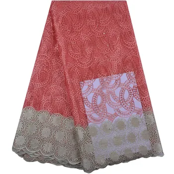 2018 Afriky Čipky Tkaniny Vyšívané Nigérijský Čistý Čipky Textílie Svadobné Kvalitné Francúzske Tylu Čipky Textílie Pre Ženy 1335
