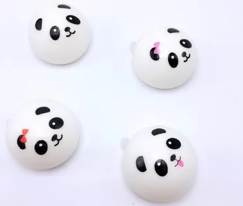 4 CM/10 CM Squeeze Hračky Rozmliaždeniu Panda Buchta Stres Odľahčovacia Lopta Pomaly Stúpa Dekompresný Hračky PU kľúčenky Keychain Deti Hračky
