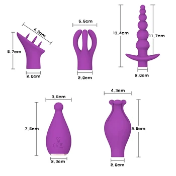 4 v 1 Klitoris Vibrátor Stimulátor Klitorisu Bradavky Masér Sexuálne Hračky pre Ženy Silné Vibrácie Zadok Plug Dospelých Produkty G Mieste