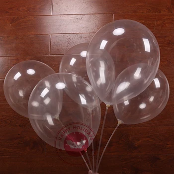 5/12/36inch transparentné balóny vlastné svadobné latexový balón narodeninovej party scény, dekorácie svetla transparentné deti hračky