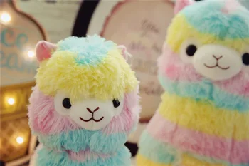 50 cm farebné alpaky oblečenie pre bábiky baby roztomilý zvierat bábiky mäkké bavlnené plnené bábika domov mäkké hračky na spanie mate plnené plyšové hračky