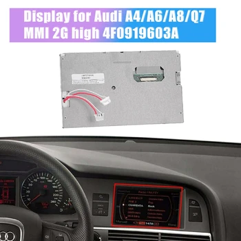 7-Palcový LCD Displej Pre - A4 A6 A8 Q5 Q7 A5 2G 3G MMI High Auto DVD, GPS Navigácie Aadio LQ070T5DR06 4F0919603A