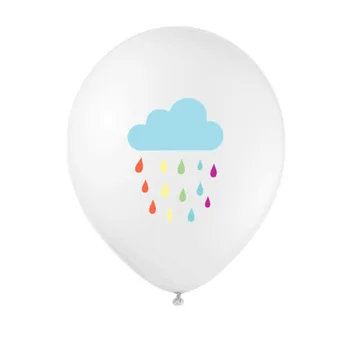 70pcs Biely Oblak, Daždivý Deň Ballon Rainbow Hélium Narodeninovej oslavy Výročia Svadby Dekorácie Dodávky Chlapec Dievča Hračka Baby Showe
