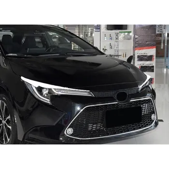 Auto Svetlomety Obočia, očných Viečok Nálepky Výbava Kryt Auto Styling pre Toyota Levin 2019-2021 Čierna