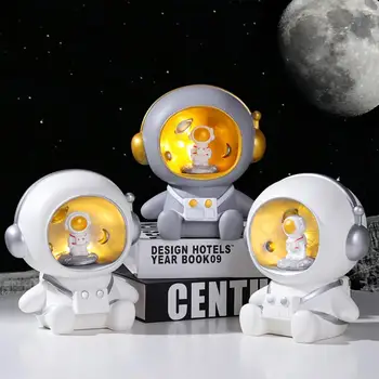 Cartoon Astronaut Prasiatko Nočné Svetlo v Pohode Rozprávkových Svetiel, Nočné Lampy, Hračky pre Deti Izba Dekor Nový Rok Prispôsobené Darček