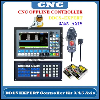 CNC Samostatný Regulátor DDCS-EXPERT 3/4/5 Osi 1Mkhz Podporovať Úzke-slučky Stepper Sevro/Double Y-osi ATC Nahradiť Mach3 DDCSV3.1