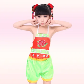 Deti Čínskych Ľudových Krojoch Deti Nezha Kostým s pokrývku hlavy Dievča Čínsky Film Výkon Oblečenie 18