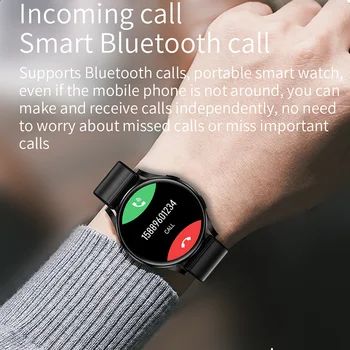 Digitálny Dotykový Displej P30 Smartwatch 1.28 Palcový IP67 Vodotesný Náramok Bluetooth Hlas Hudbu Náramkové hodinky Smart Hodinky Muži Ženy