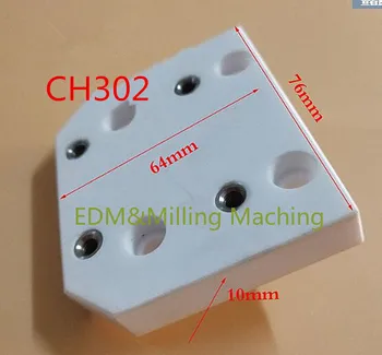 Elektroiskrové Obrábacie stroje CH301 CH302 76*64*10/12 mm hore, dole Izolant Dosky Keramické Pre CNC Chmer Stroj CW/HW Služby