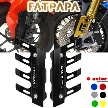 FATPAPA - Motocykel Predný Brzdový Kotúč Strmeň Drop Chránič Dekoratívny Kryt Kryt Pre DUCATI Multistrada 821 950 1200 1260