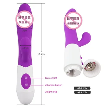 G-Spot Vibrátor, Dildo pre ženy vaginálne Klitoris Stimulátor AV Rabbit vibrátor femme Masturbator Dildo Dospelých, Sexuálne Hračky pre Ženy