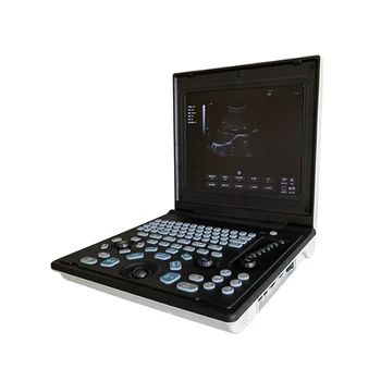 GooDoctor Notebook Plný Digitálny Ultrazvukový Systém 12 Palcový LED Displej LCD Celkový Zisk Nariadenia Ľudských Ultrazvuk Stroj