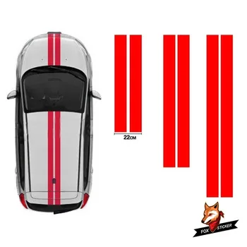 Kapoty & Zadná Racing Stripes Grafika, Samolepky Obtlačky Auto Styling Príslušenstvo Strešné Nálepky NA Citroen C2 OTT004 Strechy