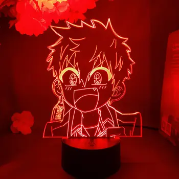 Manga Wc Viazaný Hanako Kun Minamoto Kou Led Nočné Svetlo pre Spálňa Decor Farebné Nočného Anime 3d Lampa Minamoto Kou