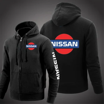 Nissan logo streetwear muž hip hop móda hoodie 2022 jar jeseň zips s kapucňou harajuku bežné mužský štýl college hoodies