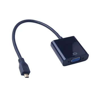 Nku Converter Micro kompatibilný s HDMI VGA Kábel pre Notebook, Tablet PC, Herné Konzoly, Aby Projektor Video DAC Line