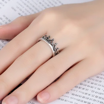 Nové Modely Vintage Koruny Prstene Pre Ženy Veľké Nastaviteľná Veľkosť Prsta Prsteň Módne Kúzlo Šperky Valentína Darček