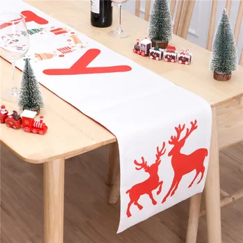 Nový Rok 2023 Party Dekor Dodávky Vianočné Riad Stôl Runner Obliečka Na Vankúš Vianočné Dekorácie Pre Domov Navidad Noel Natal