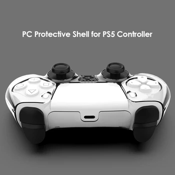 Ochranný Kože Kryt Prípade PS5 Jasné Pokrytie Pokožky Prípade Kompatibilný s PS5 pre herné príslušenstvo