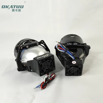 OKATUU auto led projektor objektív bi led laserový projektor objektív led projektor objektív svetlometu 3,0 palca