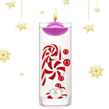 Plávajúce Sviečky Vianočné Váza Pearl Dekorácie Svadobný Stôl Ornament Zahŕňa Transparentné Vody, Gély Váza Výplň Strany Dekoroch