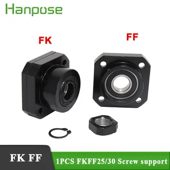 Podpora pre CNC časti FK25 FF25 FK30 FF30 pre SFU1605 SFU1204 guľôčkovej skrutky motora lineárne sprievodca 3D tlačiarne príslušenstvo