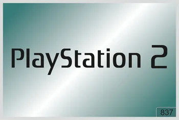 Pre PlayStation 2 -2 ks. nálepky KVALITNÉ NÁLEPKY rôznych farbách 837