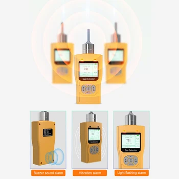 Prenosné O3 Plynu Detektor 100 Ppm Ozónu Photoion Senzor Nasávanie Čerpadla Kvality Ovzdušia Znečistenia Monitor Ručné Vysokou Presnosťou Meter