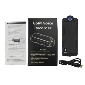 Q810 GSM Hlasom Aktivované nahrávanie záznamov/ Audio Black Box/ Diaľkové Nahrávanie telefonicky