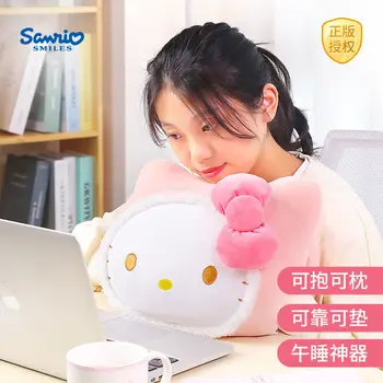 Sanrio Hello Kitty Melódie Klobúk Oblečenie Pre Bábiku Cartoon Mäkké Teplé Ruky Vankúš Plushie Dievča Spálne Dekorácie Vankúš Dieťa Dary