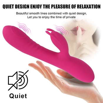 Silný Králik Dildo Vibrátor G-Spot Pošvy Masér Masturbácia Stimulátor Klitorisu Sexuálne Hračky Pre Ženy 7 Frekvencia