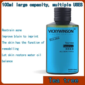 Tea tree essence 100 ml Prírodný Tea Tree Esssence Proti Akné Krém Hydratačné Oil Control Uher Liečba Akné Krém na Tvár
